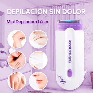 DEPILADORA YES PROFECIONAL RECARGABLE MORADA