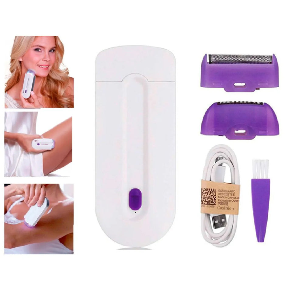 DEPILADORA YES PROFECIONAL RECARGABLE MORADA